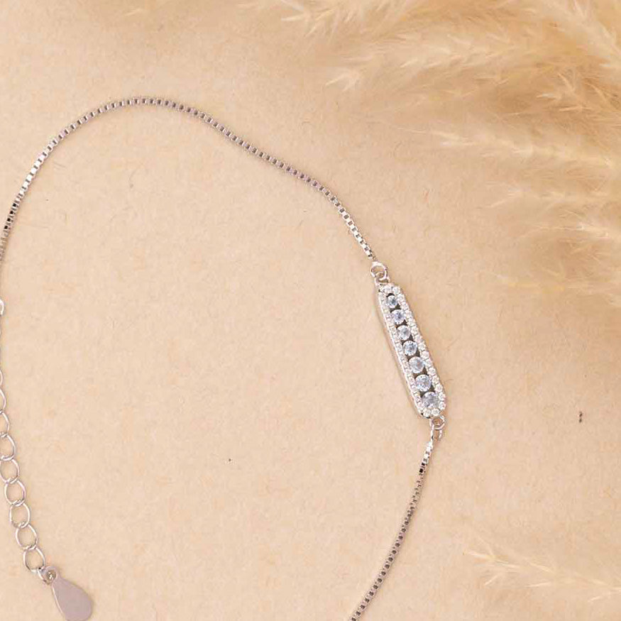 Minimal CZ Bracelet