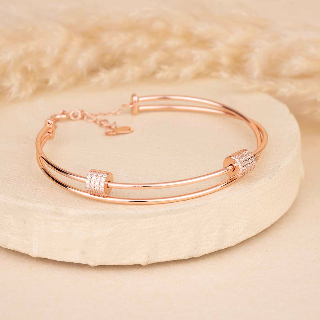 Two Lines Silver Bracelet