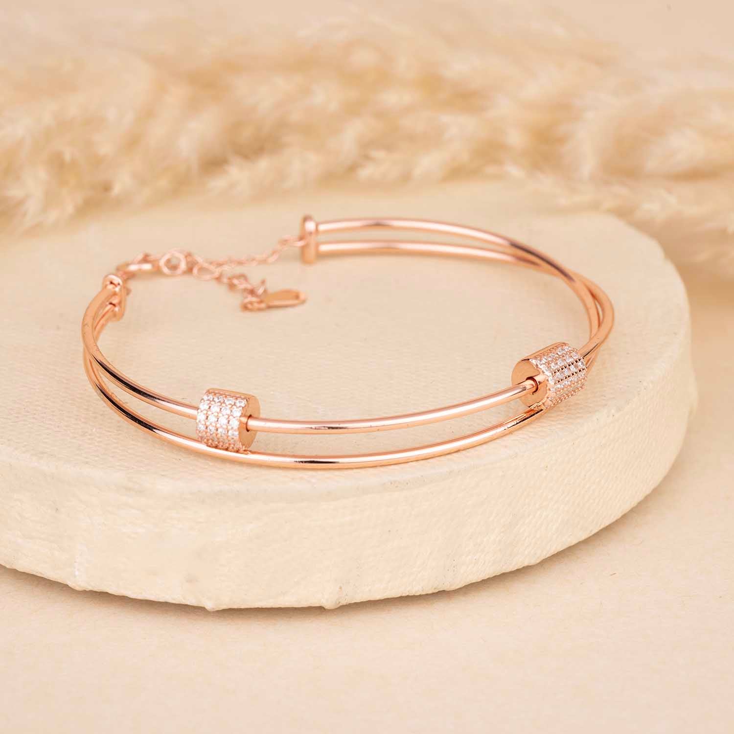 Two Lines Silver Bracelet