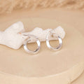 Small Silver Hoops