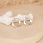 Small Silver Hoops