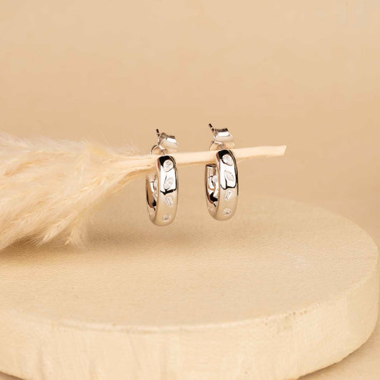 Silver  Hoops