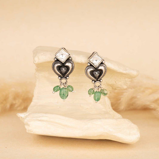 Oxidised Silver Earrings