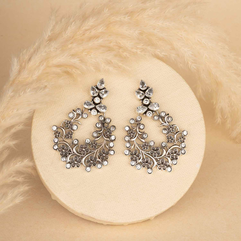 Sparkling Chandbali Earrings