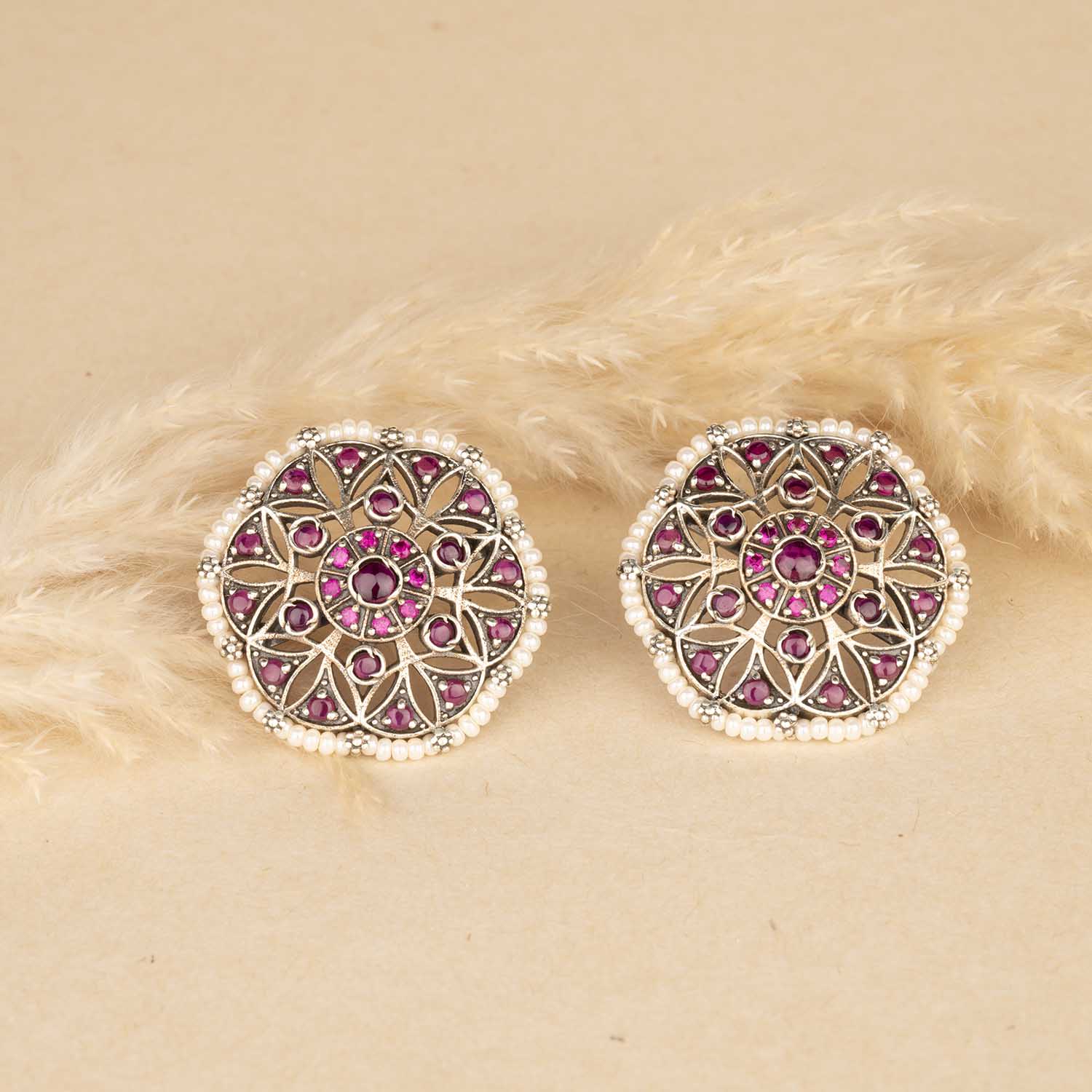 Heritage Silver Earrings
