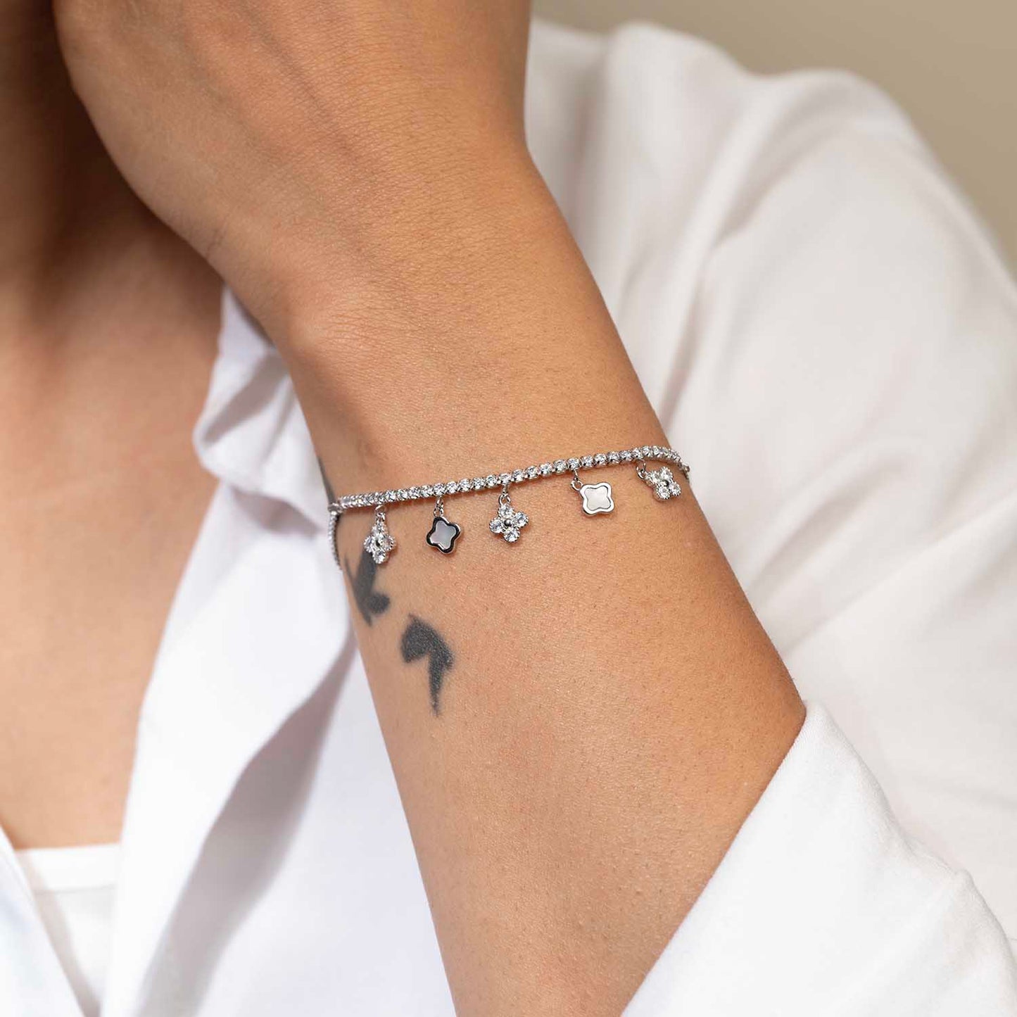 Silver CZ Bracelet