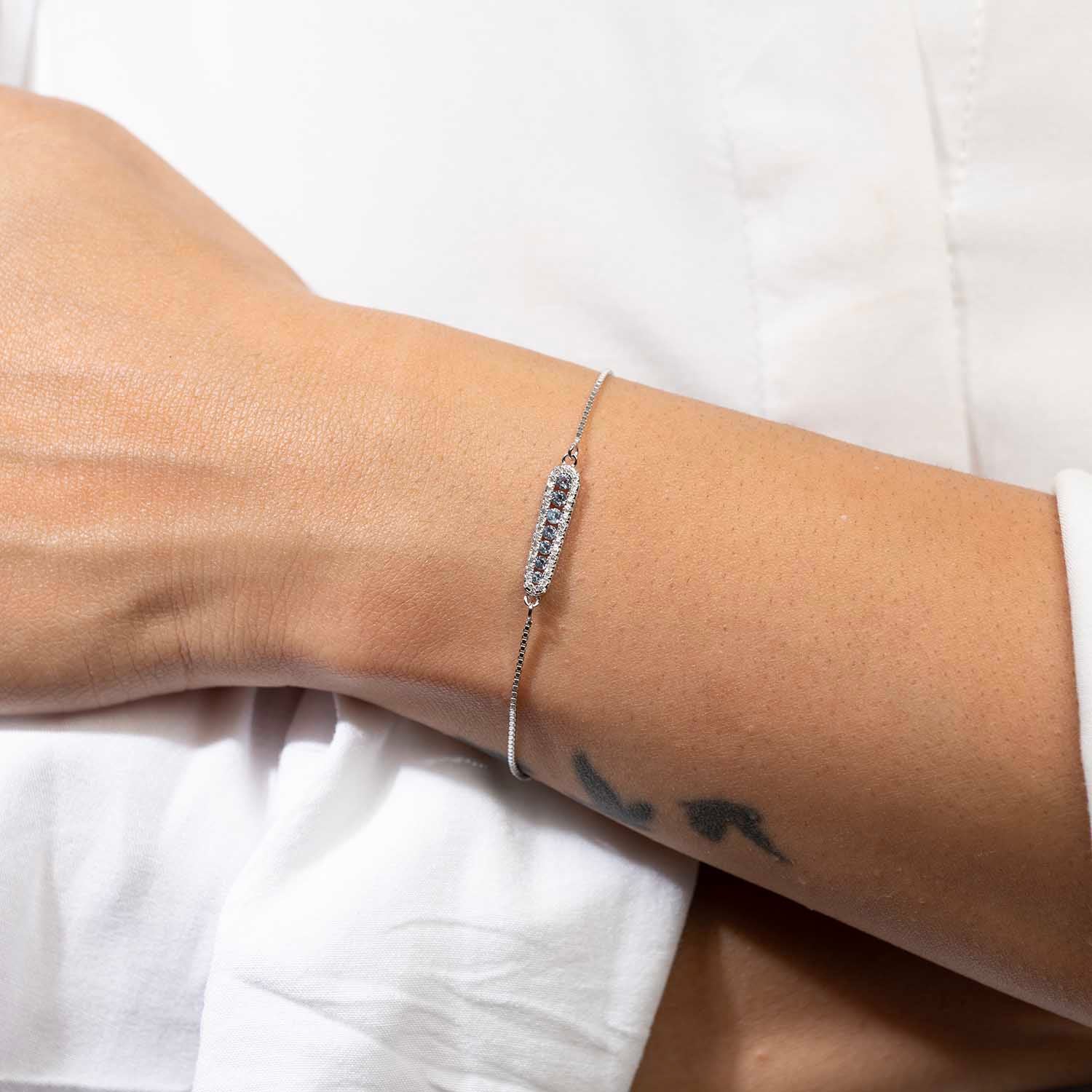 Minimal CZ Bracelet