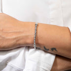 Silver Beads Bracelet