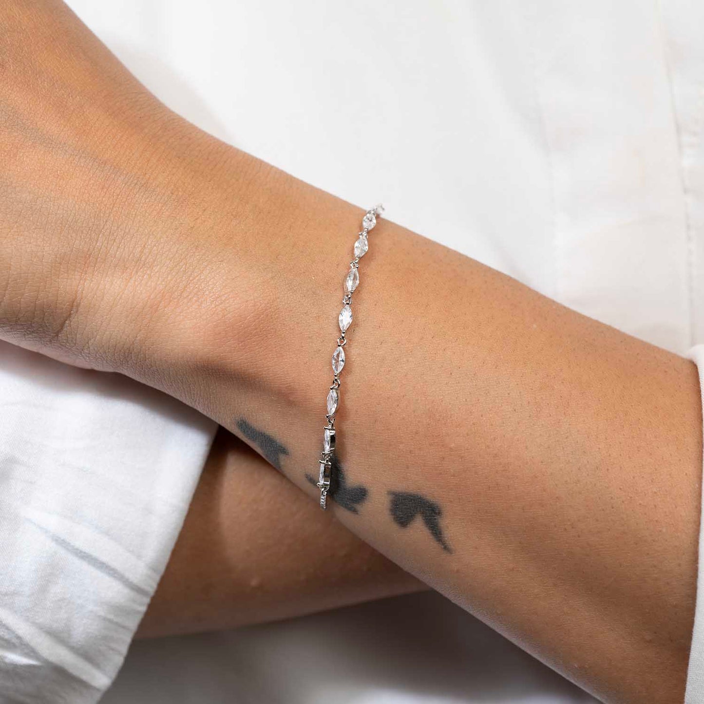 Minimal CZ Bracelet