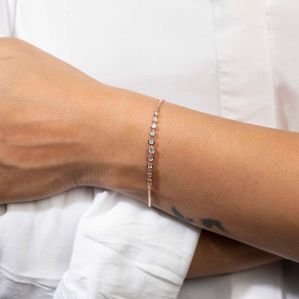 Minimal CZ Bracelet