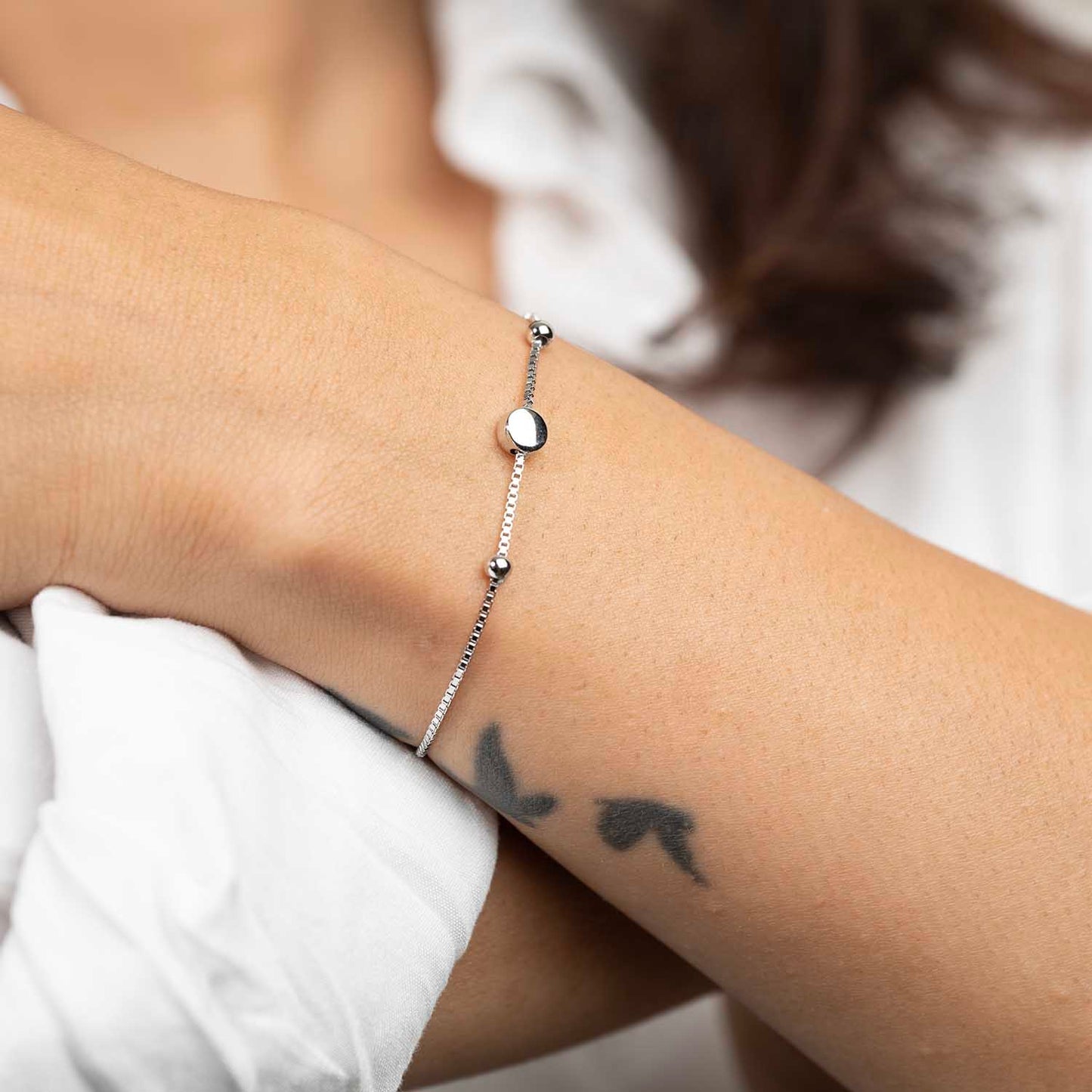Minimal Silver Bracelet