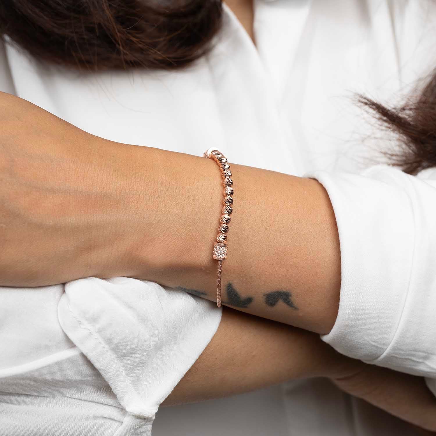 Rose Gold Beads Bracelet