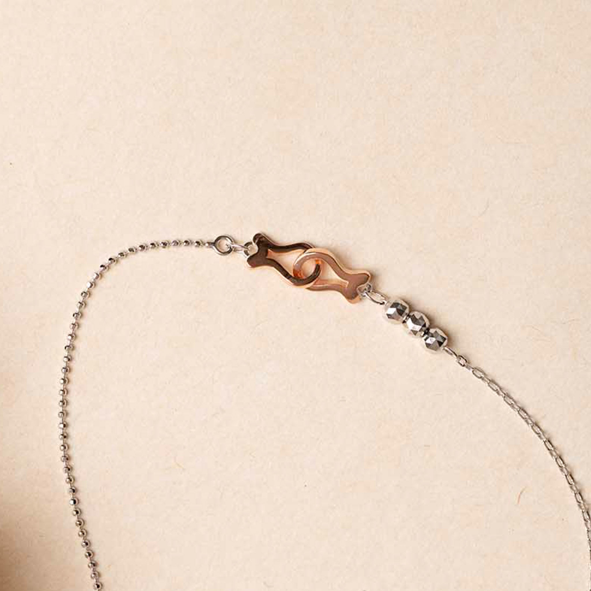 Two Tone Silver Bracelet