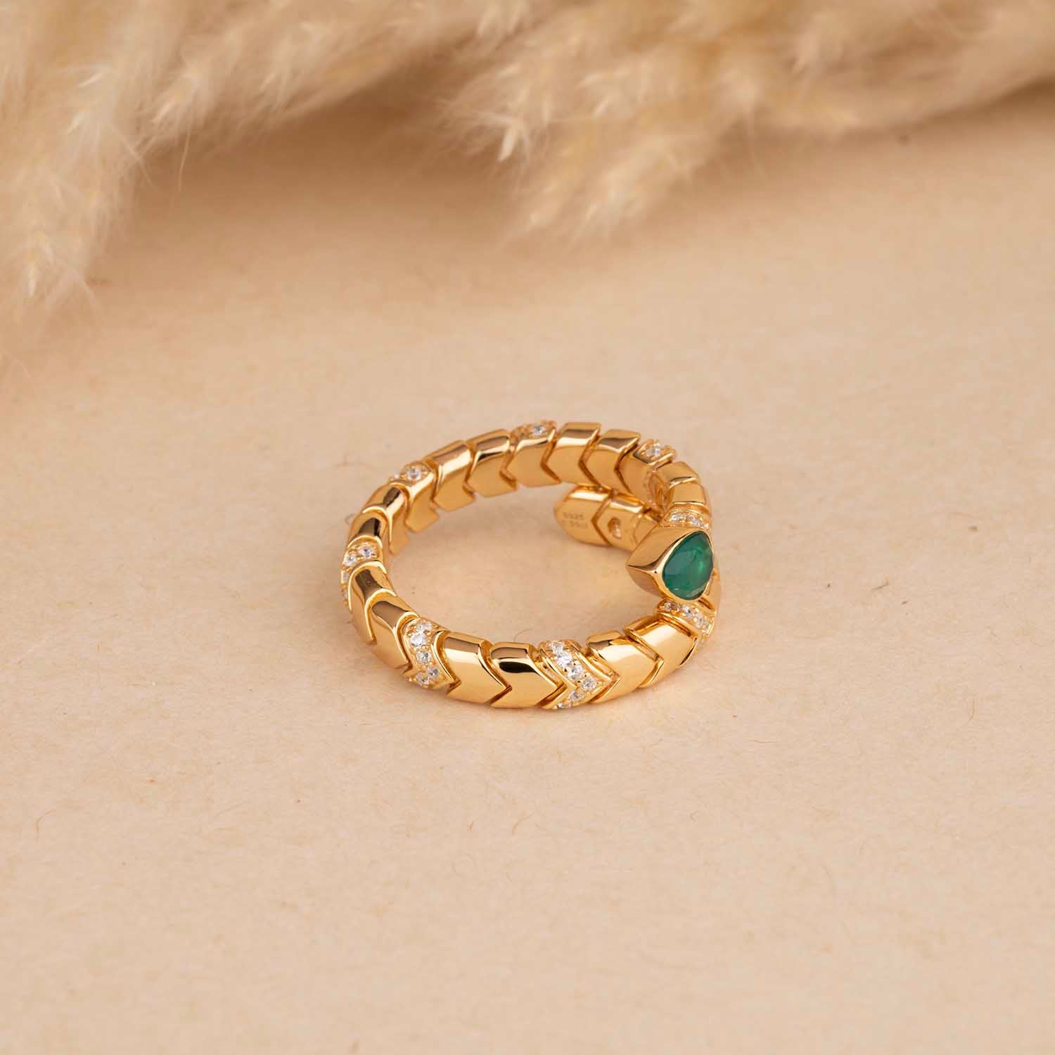 Gold Snake Ring
