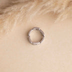Sparkling Silver Band