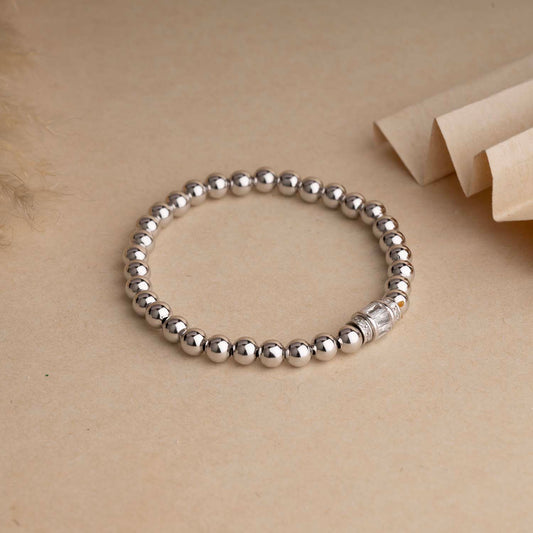 Silver Beads Bracelet