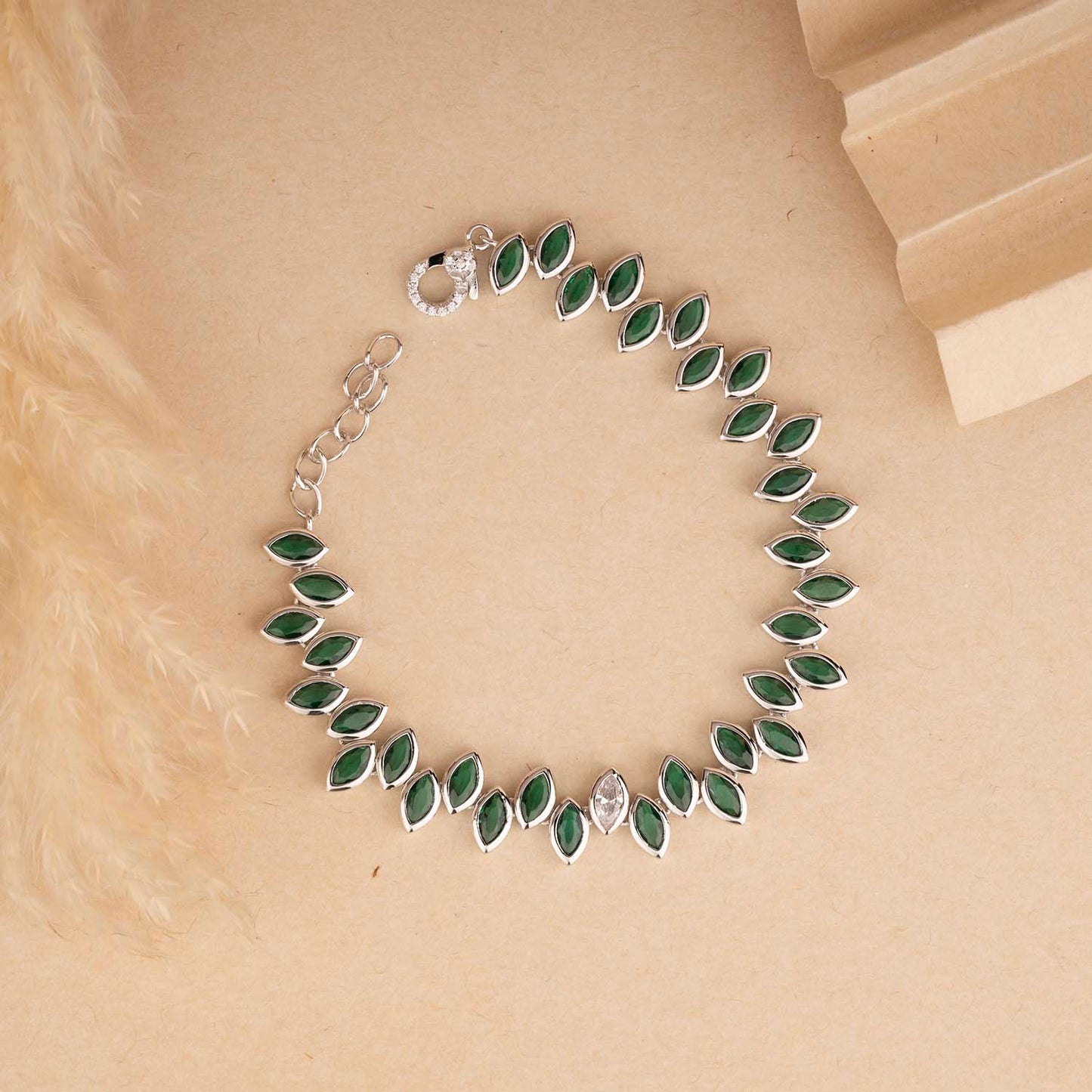 Green Petals Bracelet
