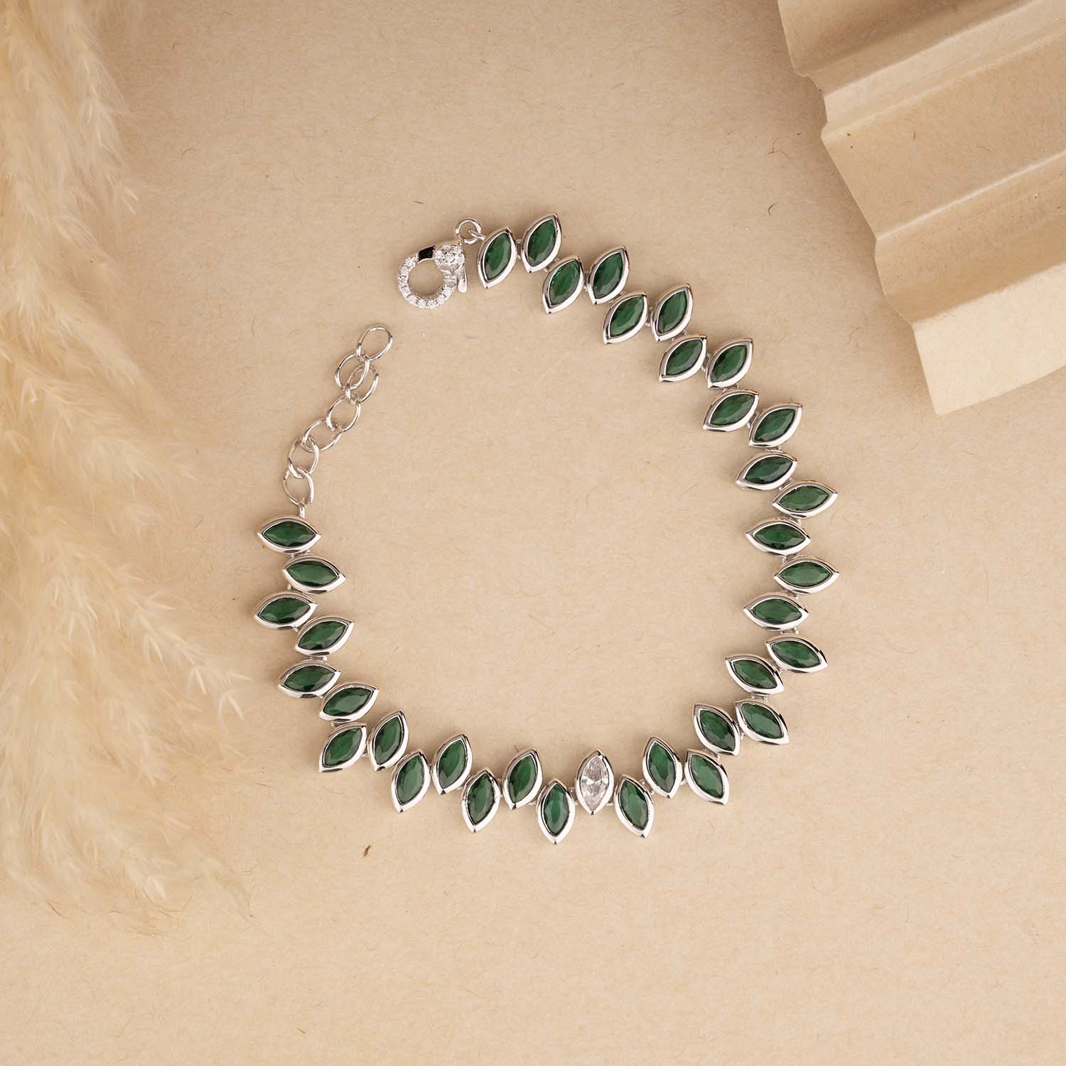 Green Petals Bracelet