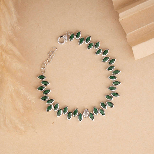 Green Petals Bracelet