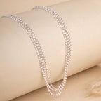 Minimal White Necklace