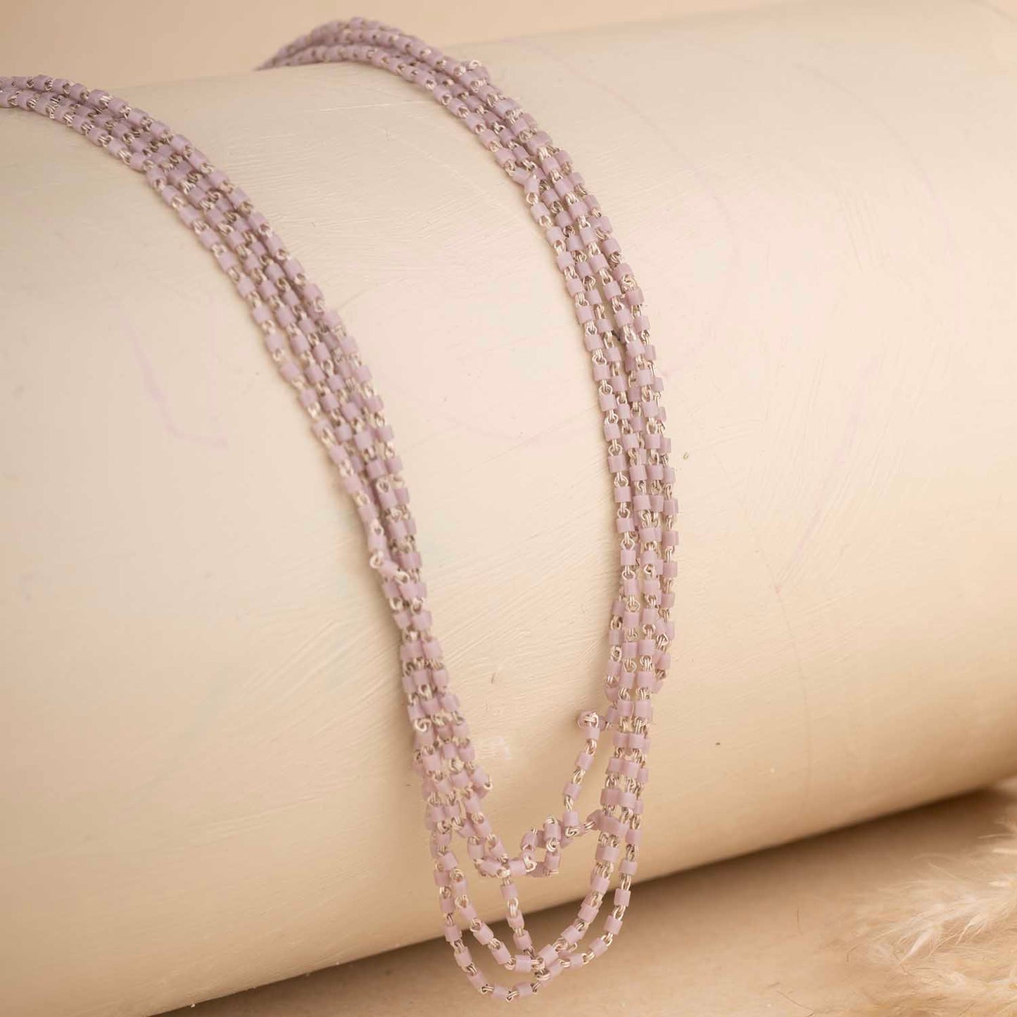 Minimal Pink Necklace