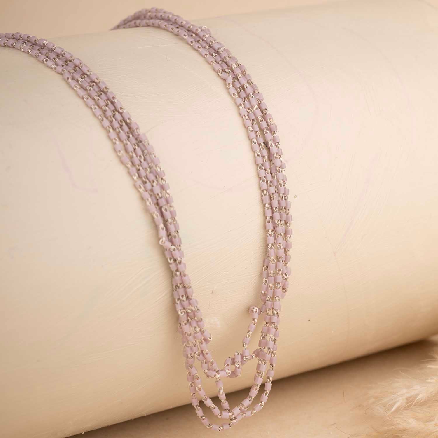 Minimal Pink Necklace