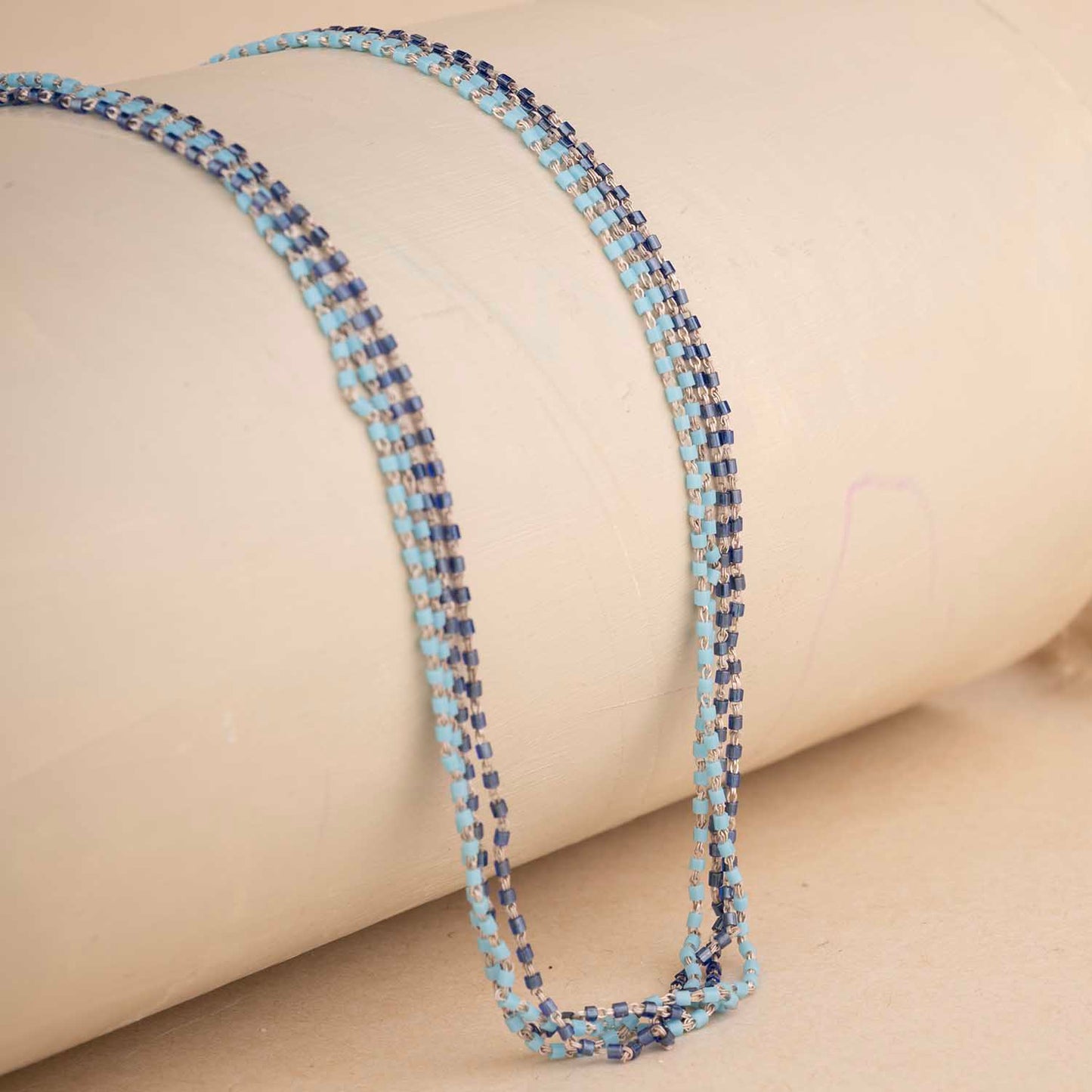 Minimal Blue Necklace