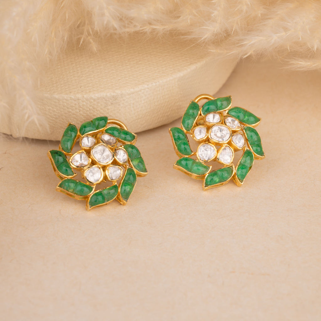 Polki Kundan Earrings