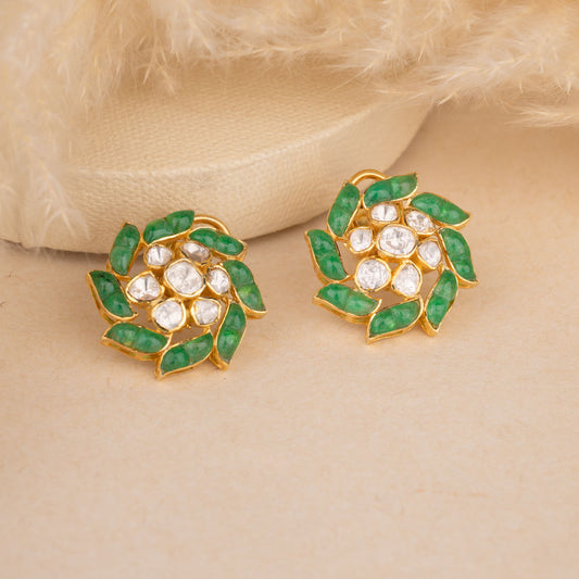 Polki Kundan Earrings