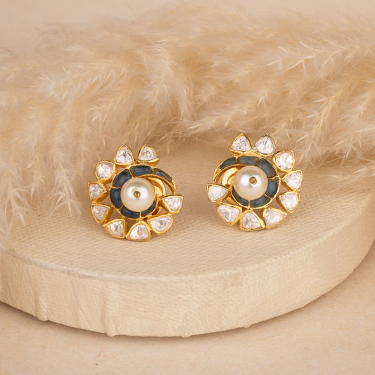 Polki Kundan Earrings