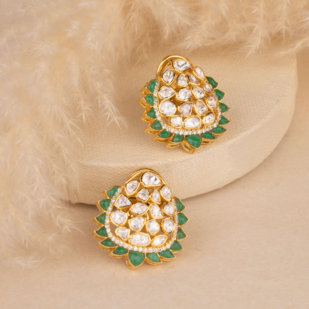 Polki Kundan Earrings