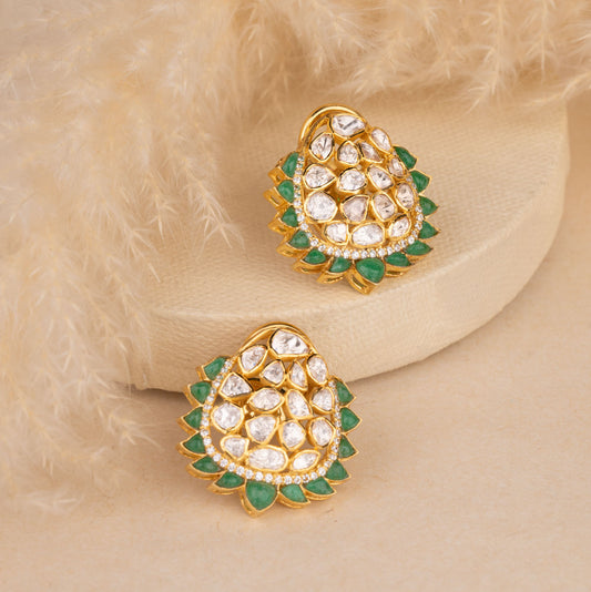 Polki Kundan Earrings