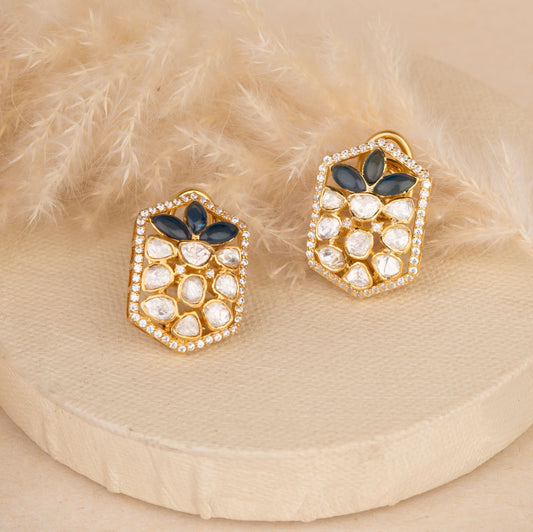 Polki Kundan Earrings