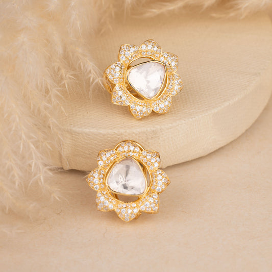 Polki Kundan Earrings
