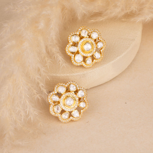 Polki Kundan Earrings