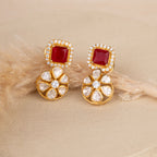 Polki Kundan Earrings