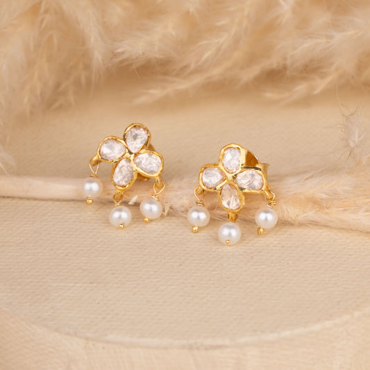 Polki Kundan Earrings