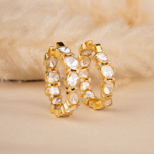 Polki Kundan Earrings