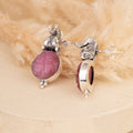 Elephant Silver Earrings