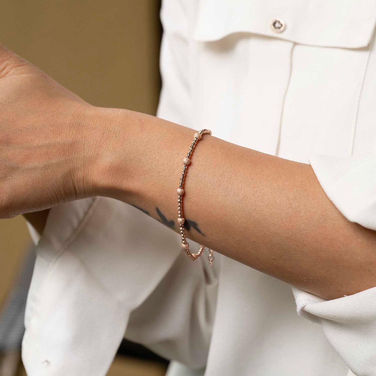 Timeless Rose Gold  Bracelet