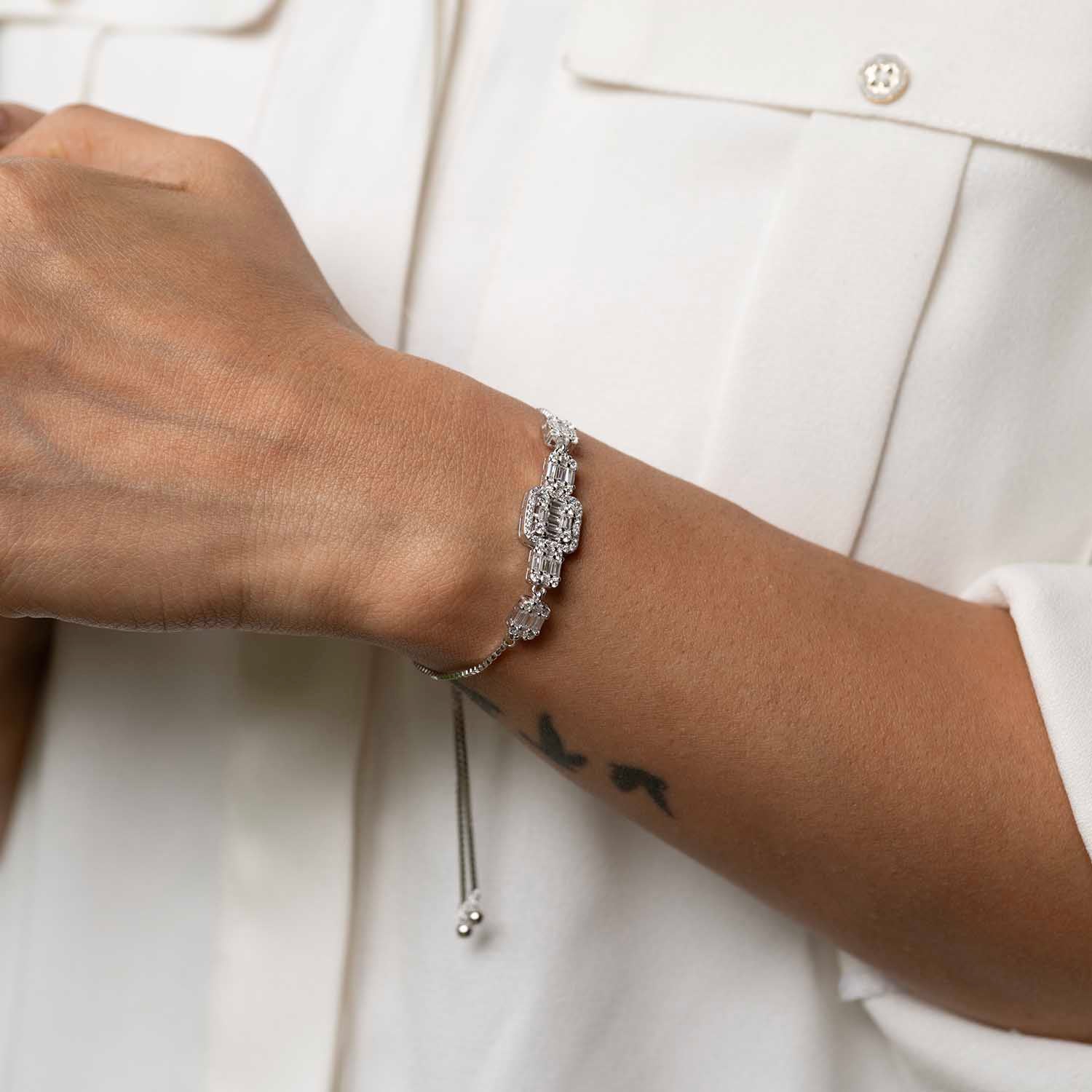 Sparkling Silver Bracelet