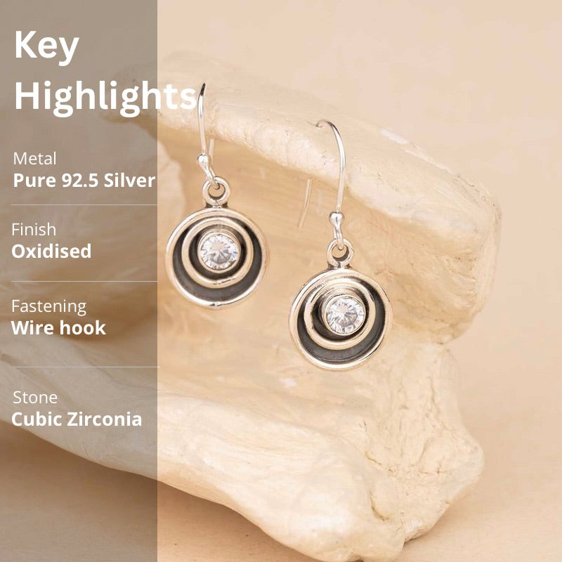 Silver Dangling Earrings