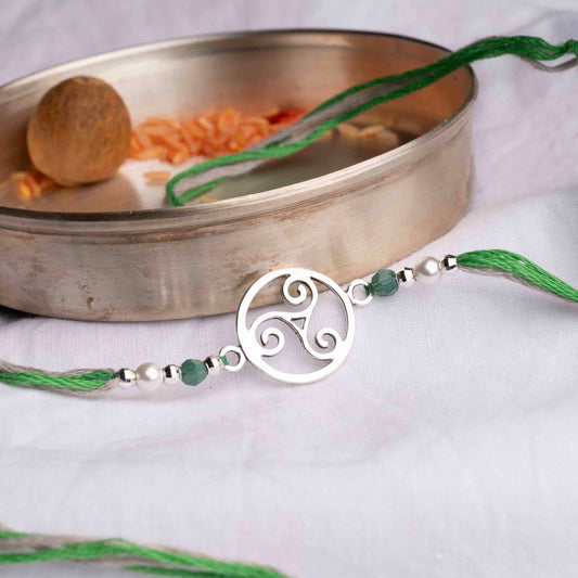 Silver Rakhi