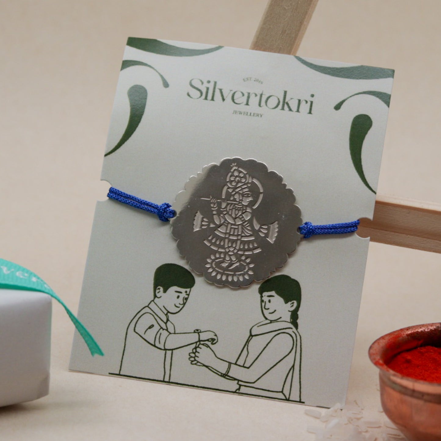 Silver Rakhi