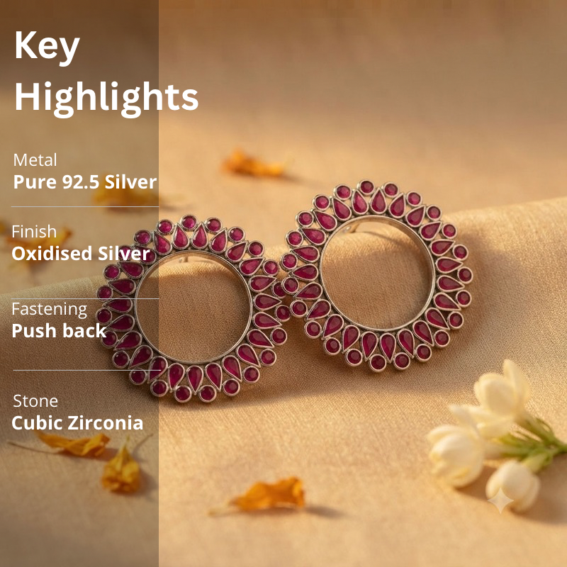 Heritage Silver Earrings