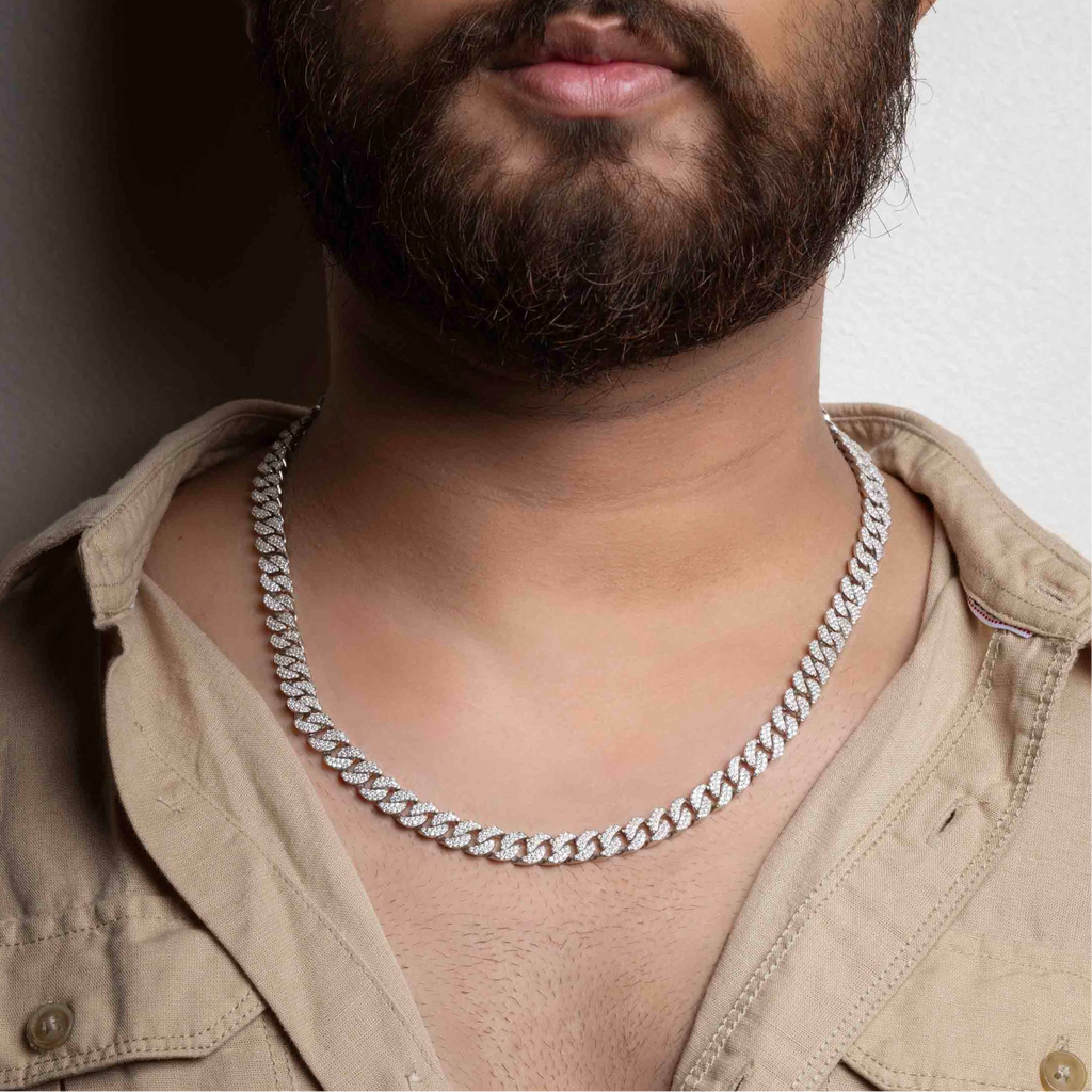 Men’s Silver CZ Chain