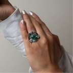 Silver Oxidized Rings