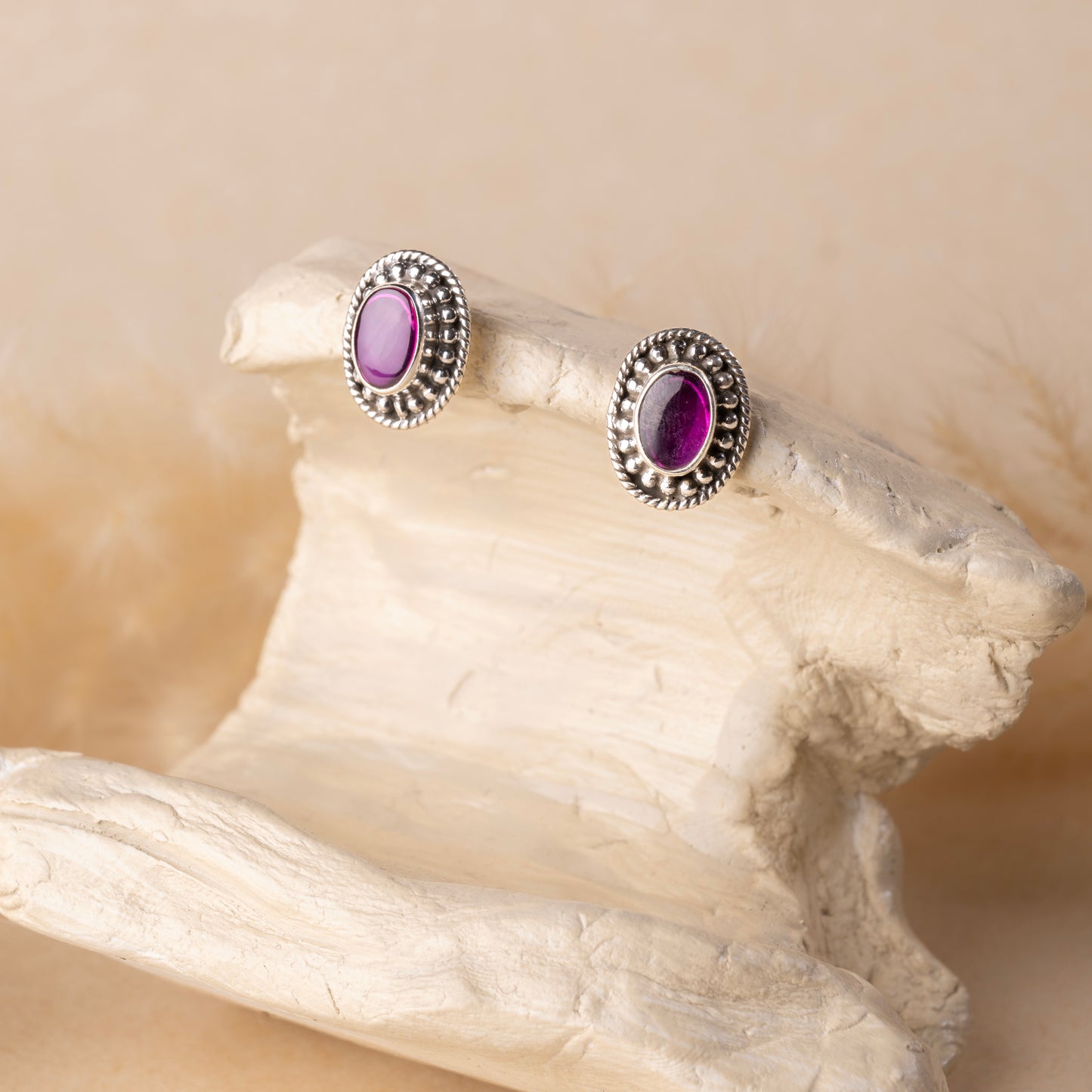 Timeless silver studs exuding simple elegance and subtle sophistication