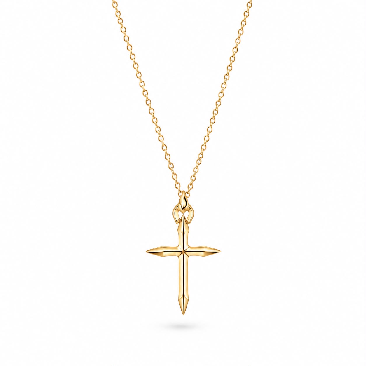 Gold Cross Neck Chain