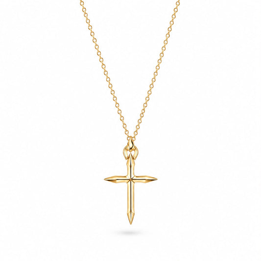 Gold Cross Neck Chain